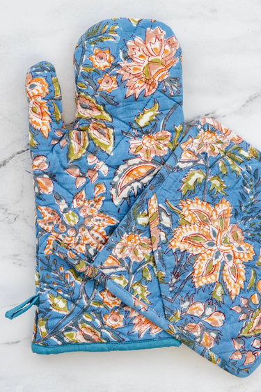 Tuscan Bloom Oven Mitt/Holder